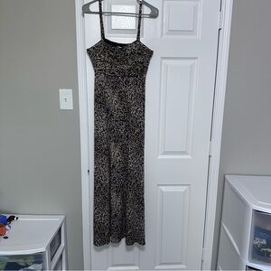 R&K Originals Vintage Cheetah Leopard spaghetti strap dress